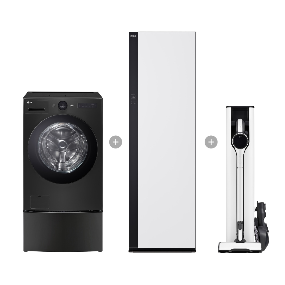 워시콤보 LG 트롬 오브제컬렉션 워시콤보 + LG 스타일러 + LG 코드제로 A9S (KAX-M8H-27H.CKOR) 메인이미지 0