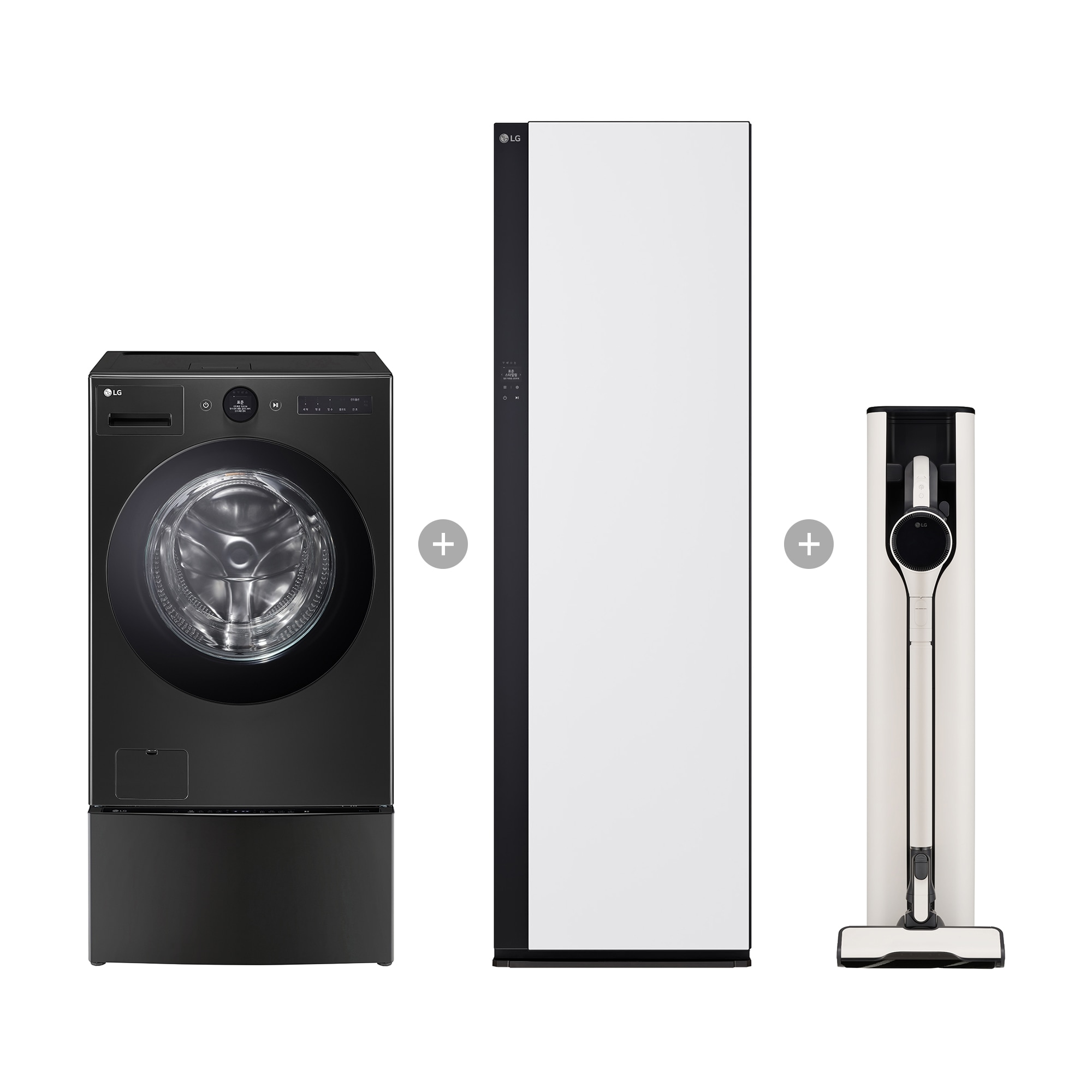 워시콤보 LG 트롬 오브제컬렉션 워시콤보 + LG 스타일러 + LG 코드제로 A9S (KAX-M8H-20W.CKOR) 줌이미지 1