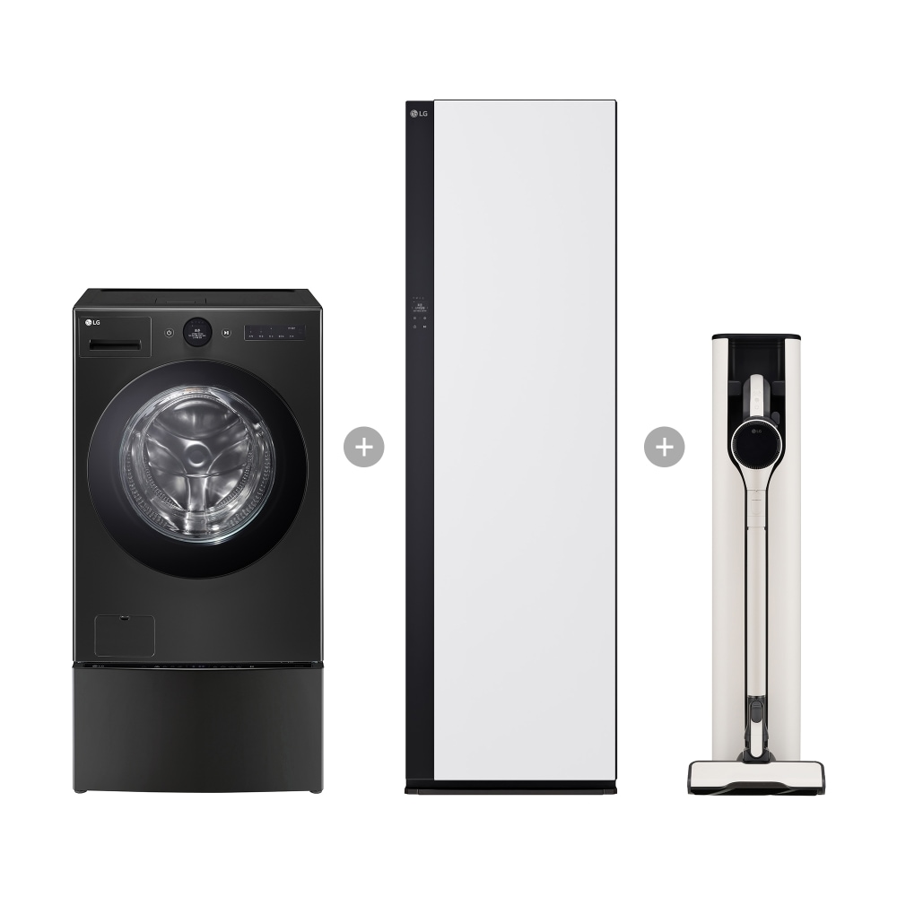 워시콤보 LG 트롬 오브제컬렉션 워시콤보 + LG 스타일러 + LG 코드제로 A9S (KAX-M8H-20W.CKOR) 메인이미지 0