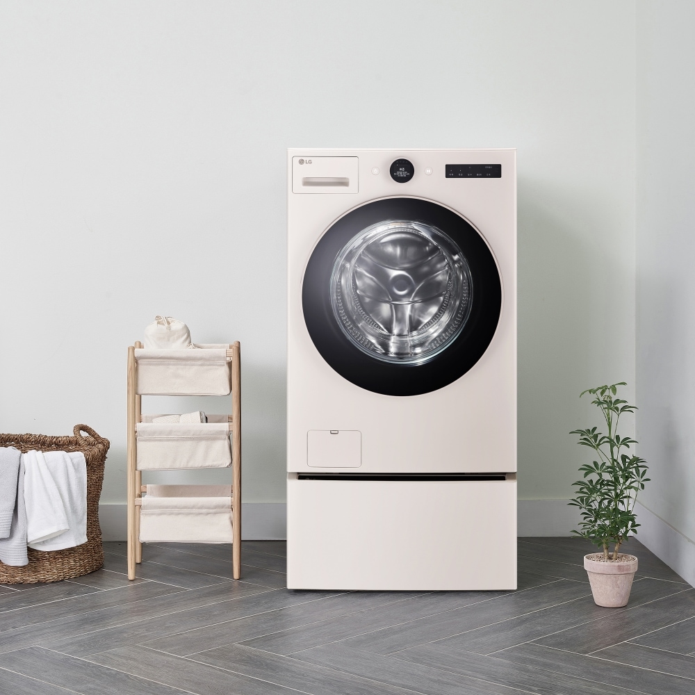 워시콤보 LG 트롬 오브제컬렉션 워시콤보 + 키높이 수납함 (FH25ESEF.AKOR) 메인이미지 1
