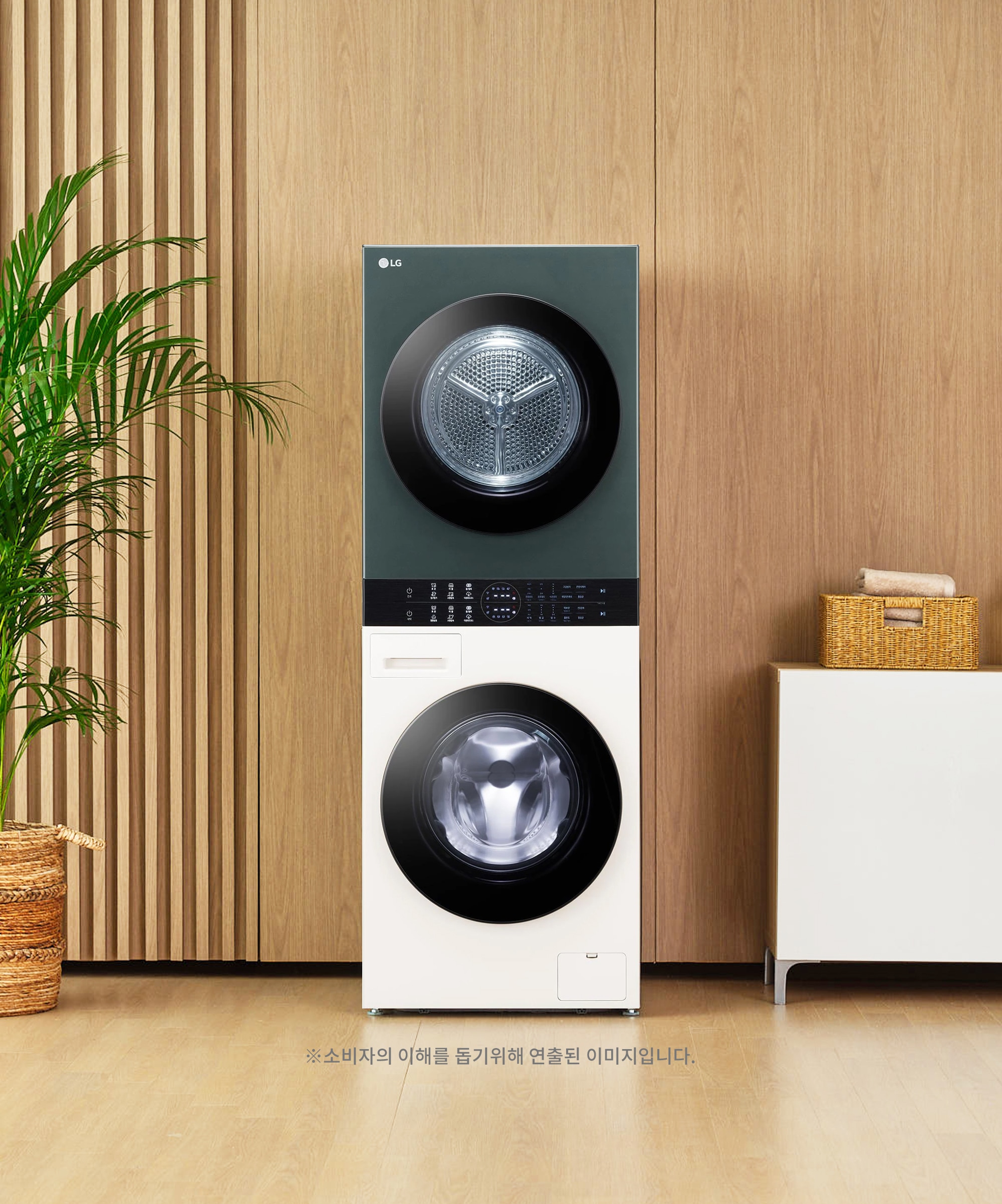 워시타워 LG 트롬 오브제컬렉션 워시타워 컴팩트 (W10EGN.AKOR) 메인이미지 0
