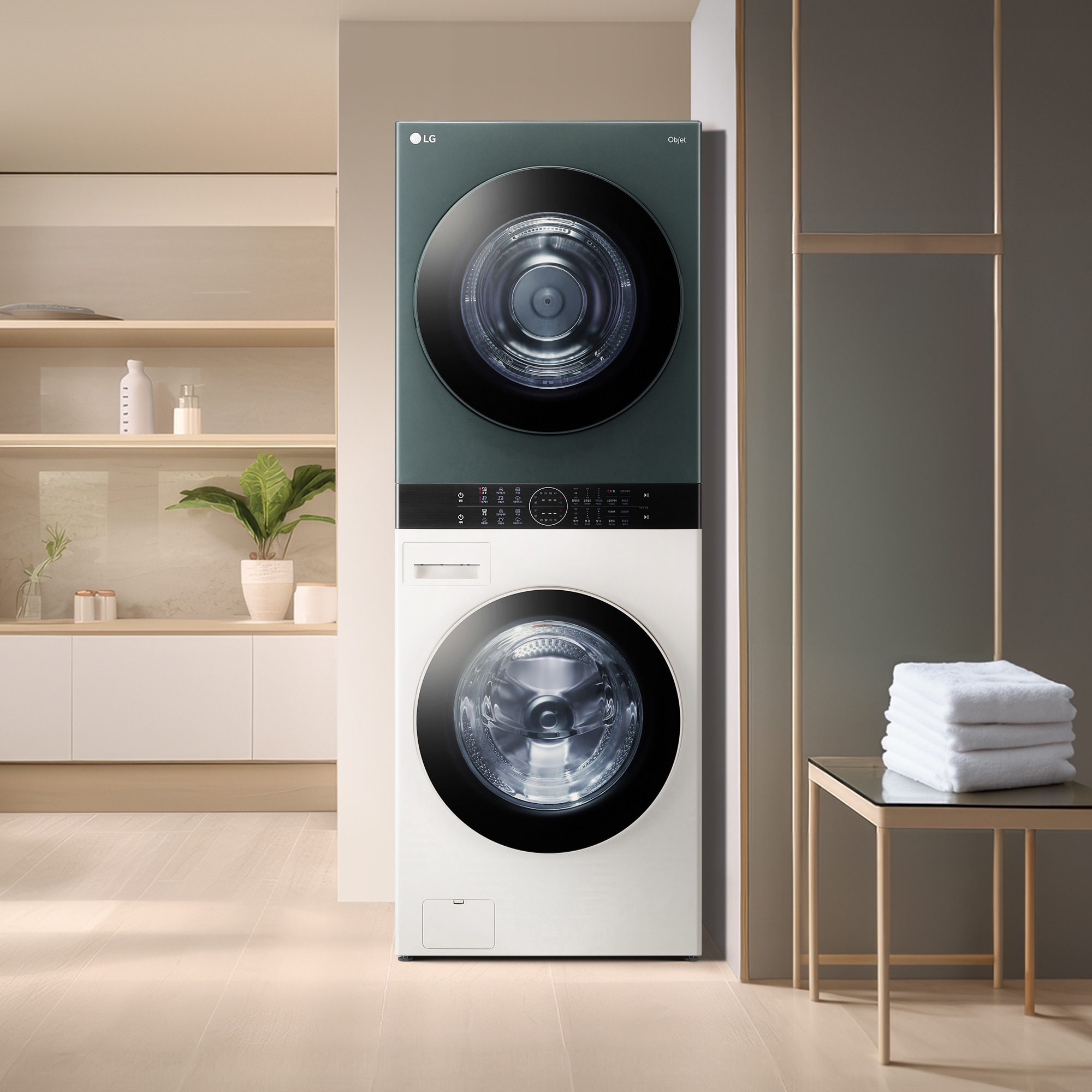 LG 업 가전 LG 트롬 오브제컬렉션 워시타워 (W21EGZ.AKOR) 줌이미지 1