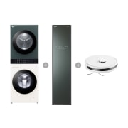워시타워 LG 워시타워 컴팩트 + LG 스타일러+ LG 코드제로 R5 (W10E-3G80HK.AKOR) 썸네일이미지 1