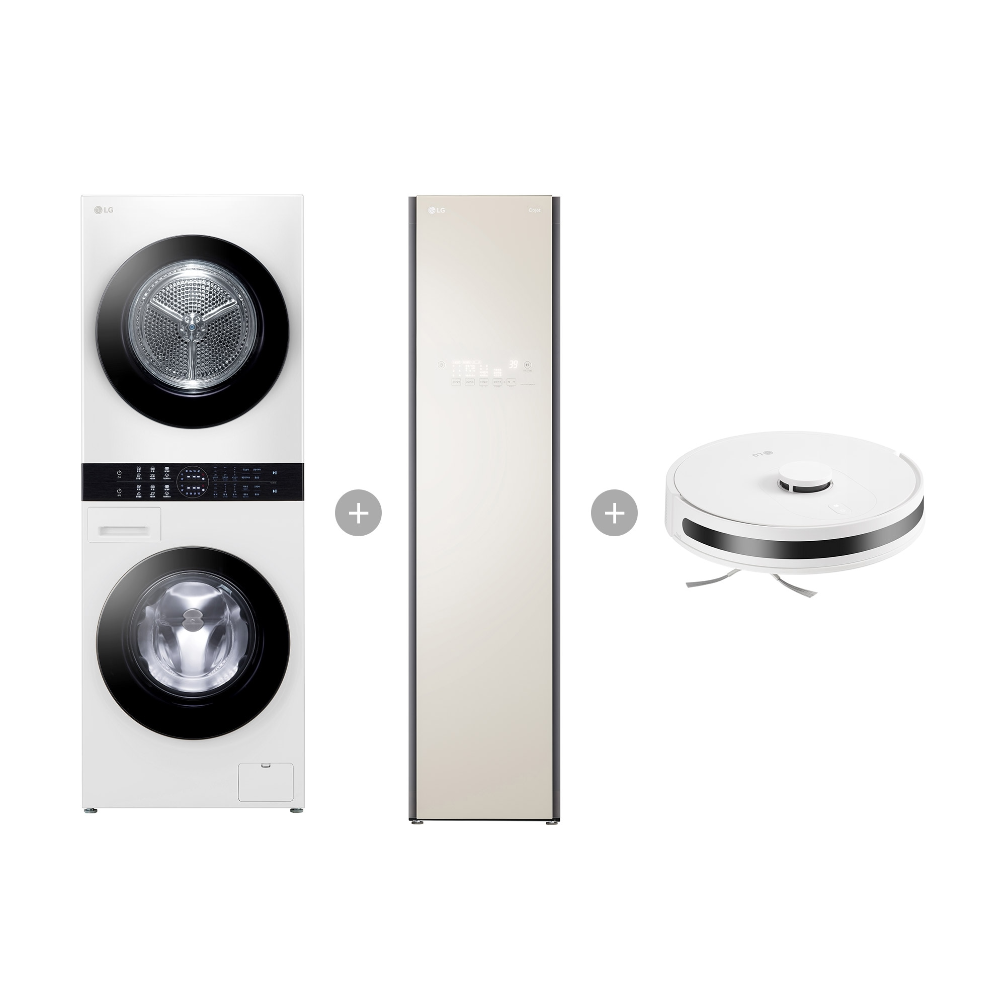 청소기 LG 워시타워 컴팩트 + LG 스타일러+ LG 코드제로 R5 (W10W-3B80HK.AKOR) 줌이미지 0