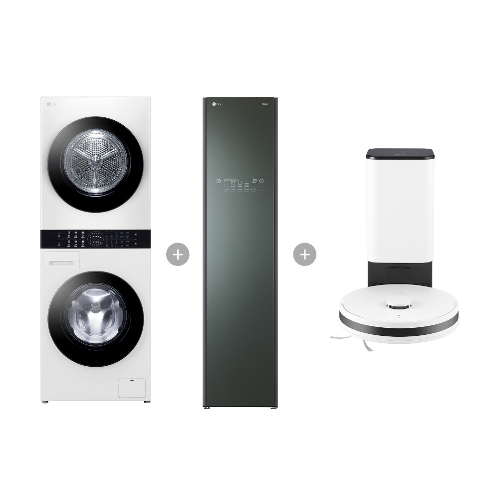 청소기 LG 워시타워 컴팩트 + LG 스타일러+ LG 코드제로 R5 (W10W-3G85HA.AKOR) 메인이미지 0