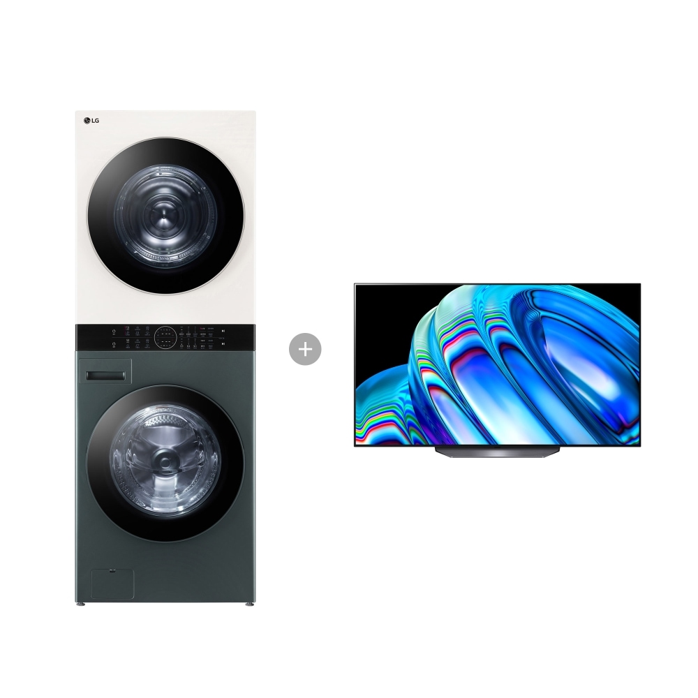 워시타워 LG 트롬 오브제컬렉션 워시타워 + LG 올레드 TV (스탠드형) (W21GEZ-7B2S.AKOR) 메인이미지 0