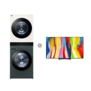 워시타워 LG 트롬 오브제컬렉션 워시타워 + LG 올레드 evo (스탠드형) (W21GEH-7C2S.AKOR) 썸네일이미지 0