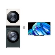 워시타워 LG 트롬 오브제컬렉션 워시타워 + LG 올레드 TV (스탠드형) (W21GEH-7B2S.AKOR) 썸네일이미지 0