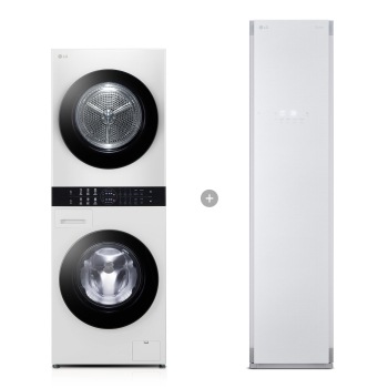 LG 트롬 오브제컬렉션 워시타워 컴팩트 + LG 스타일러