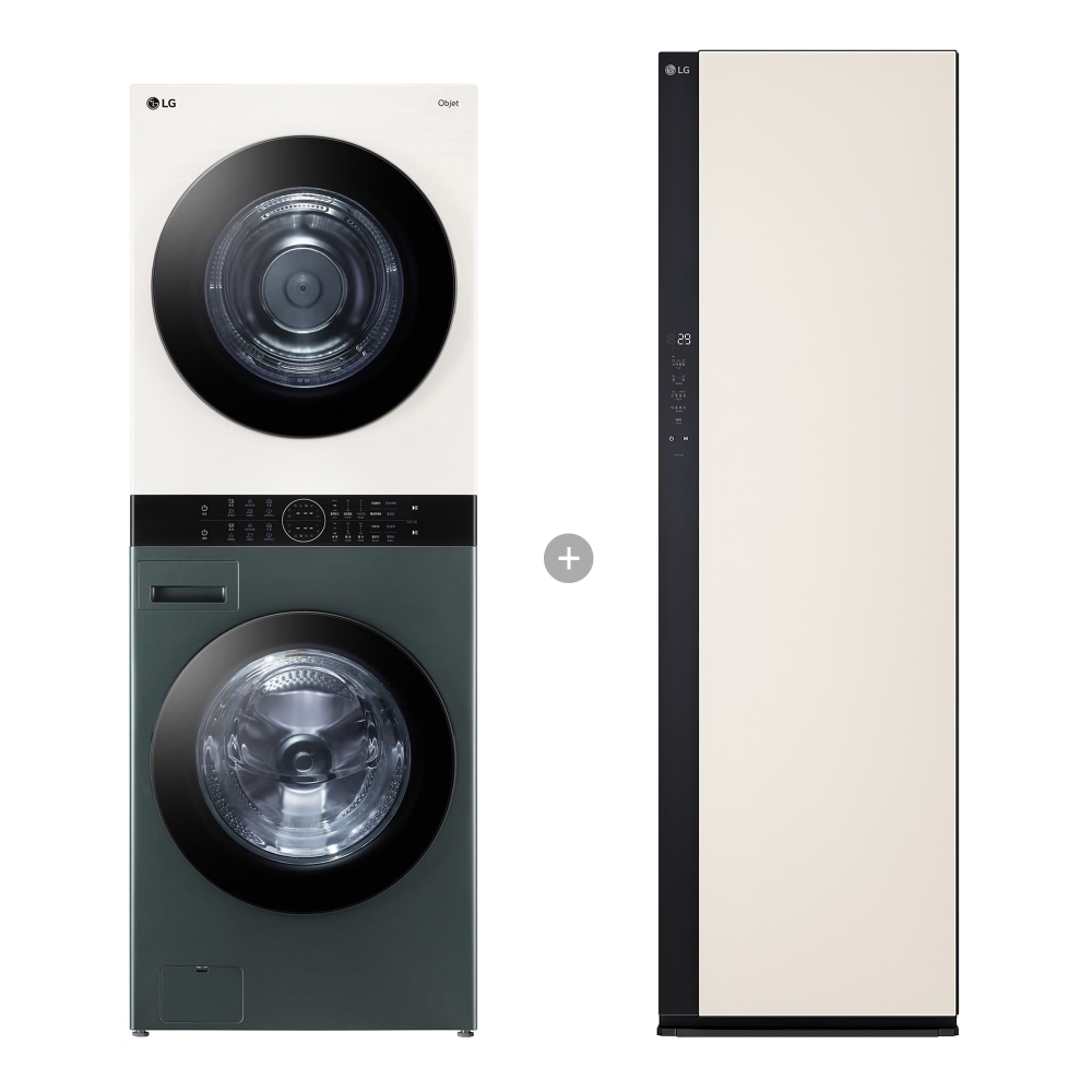 워시타워 LG 트롬 오브제컬렉션 워시타워 + LG 스타일러 (W20GEAN-5B4.AKOR) 메인이미지 0
