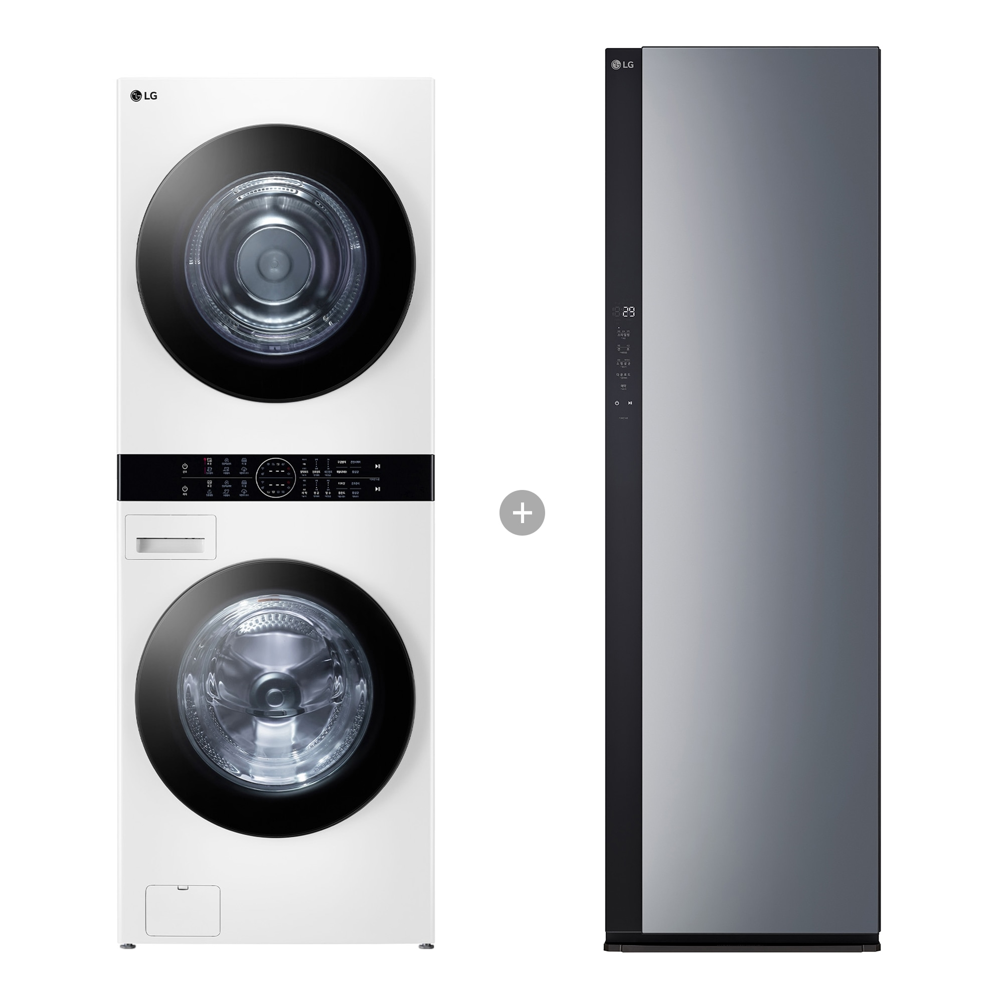 워시타워 LG 트롬 오브제컬렉션 워시타워 + LG 스타일러 (W20WANQ-5M5.AKOR) 줌이미지 1