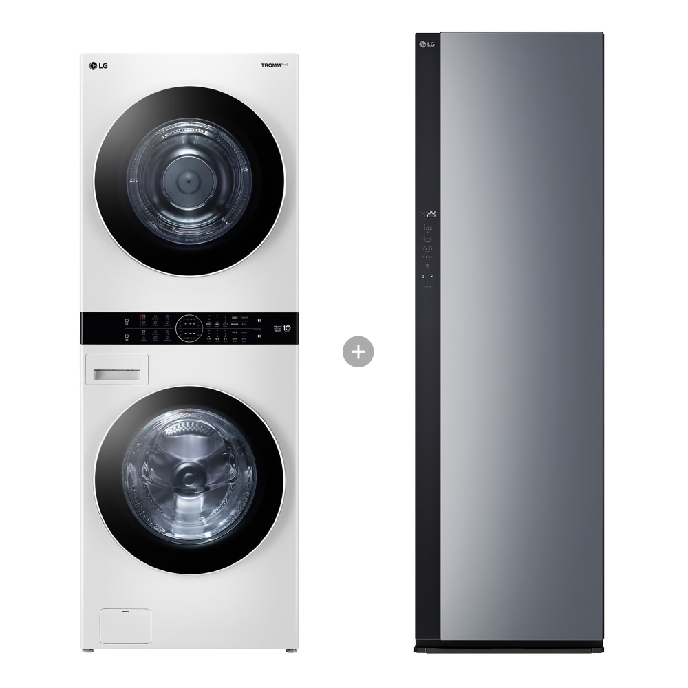 워시타워 LG 트롬 오브제컬렉션 워시타워 + LG 스타일러 (W20WAN-5M5.AKOR) 메인이미지 0