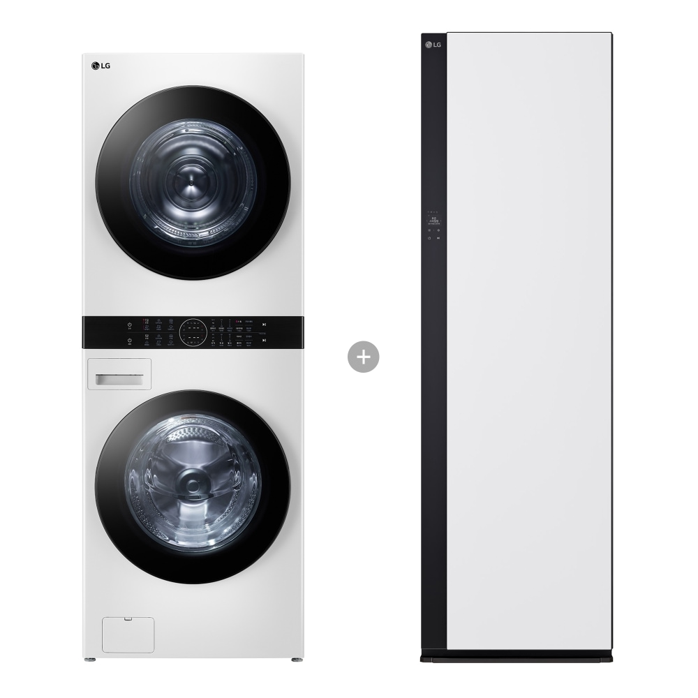 워시타워 LG 트롬 오브제컬렉션 워시타워 + LG 스타일러 (W21WAM-5SH.AKOR) 메인이미지 0