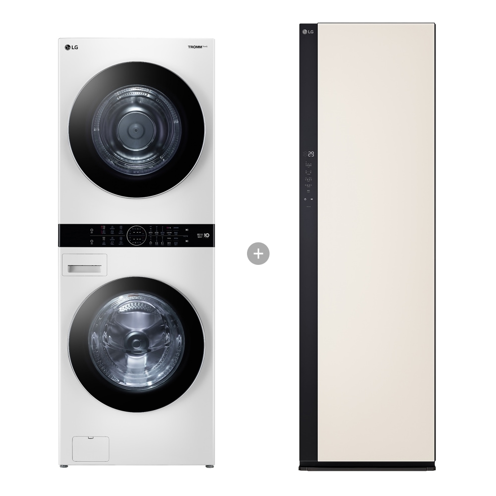 워시타워 LG 트롬 오브제컬렉션 워시타워 + LG 스타일러 (W20WD-5B4.AKOR) 메인이미지 0