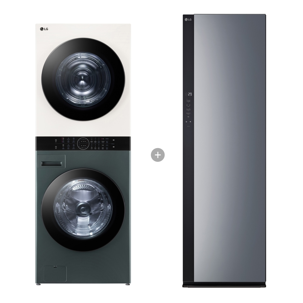 워시타워 LG 트롬 오브제컬렉션 워시타워 + LG 스타일러 (W21GEAM-5M5.AKOR) 메인이미지 0