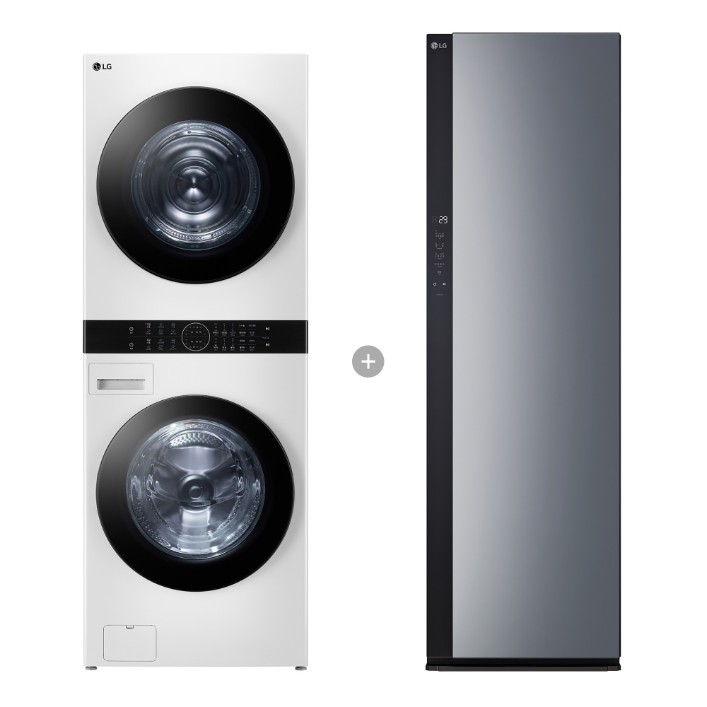 워시타워 LG 트롬 오브제컬렉션 워시타워 + LG 스타일러 (W21WAM-5M5.AKOR) 메인이미지 0
