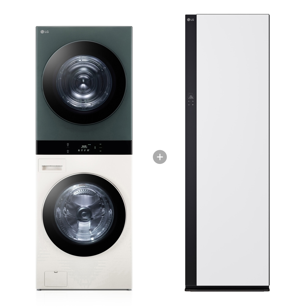 워시타워 LG 트롬 오브제컬렉션 워시타워 + LG 스타일러 (1EG-M8H.AKOR) 메인이미지 0