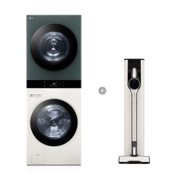 LG 트롬 오브제컬렉션 워시타워 + LG 코드제로 A9S