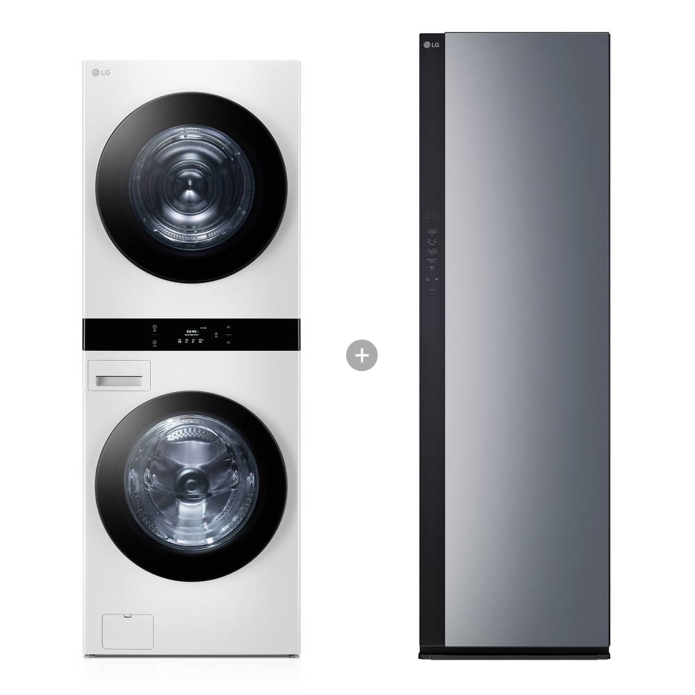 워시타워 LG 트롬 오브제컬렉션 워시타워 + LG 스타일러 (1WU-G52.AKOR) 메인이미지 0