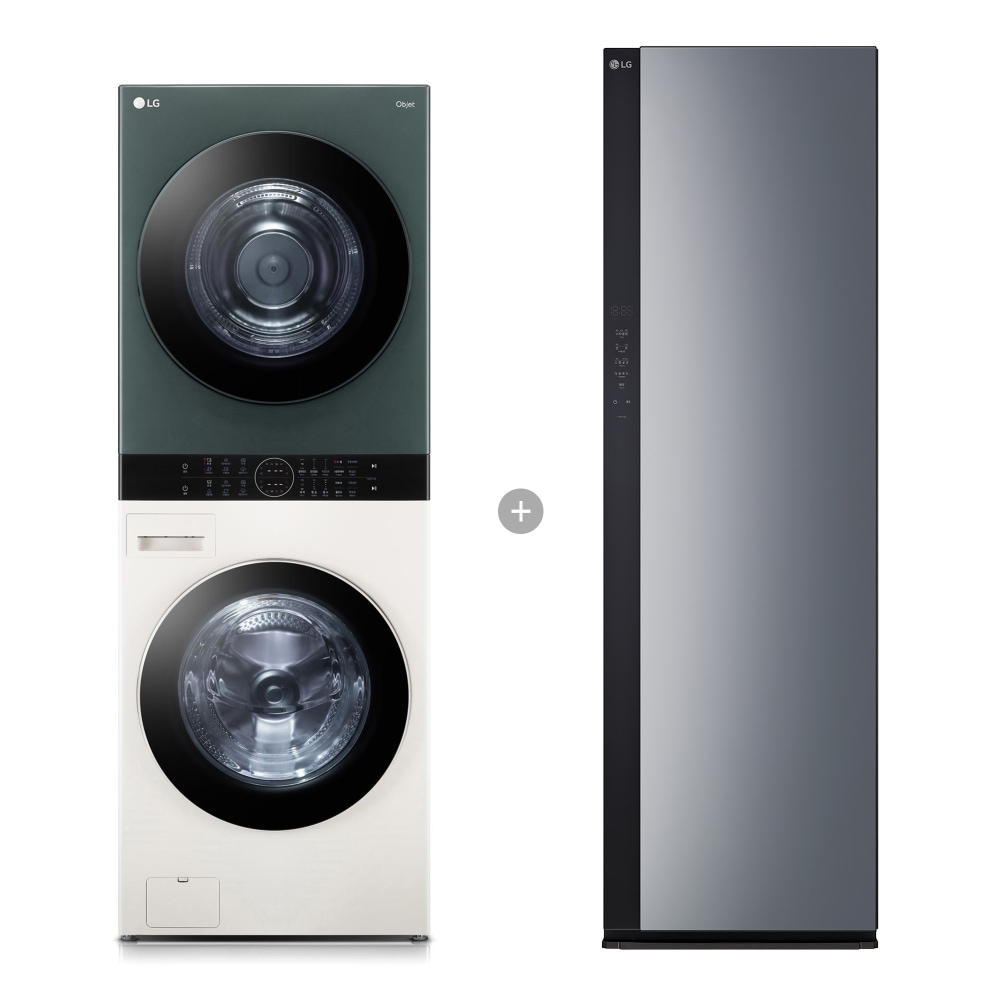 워시타워 LG 트롬 오브제컬렉션 워시타워 + LG 스타일러 (2EG-G52.AKOR) 메인이미지 0