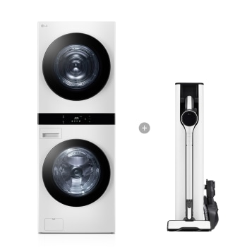 LG 트롬 오브제컬렉션 워시타워 + LG 코드제로 A9S