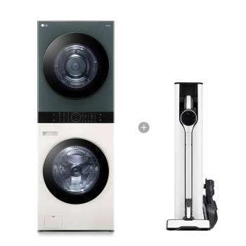 LG 트롬 오브제컬렉션 워시타워 + LG 코드제로 A9S