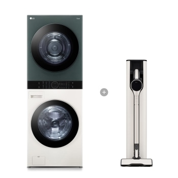LG 트롬 오브제컬렉션 워시타워 + LG 코드제로 A9S