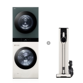 LG 트롬 오브제컬렉션 워시타워 + LG 코드제로 A9S