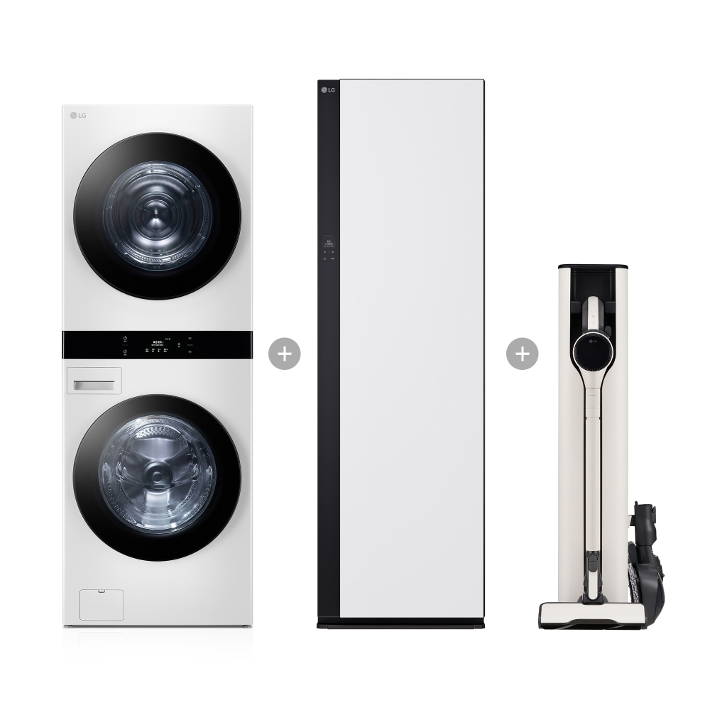 워시타워 LG 트롬 오브제컬렉션 워시타워 + LG 스타일러 + LG 코드제로 A9S (1WU-M8H-48W.AKOR) 메인이미지 0