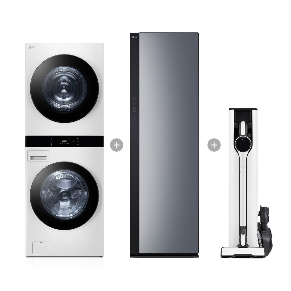 워시타워 LG 트롬 오브제컬렉션 워시타워 + LG 스타일러 + LG 코드제로 A9S (1WU-G52-48H.AKOR) 메인이미지 0