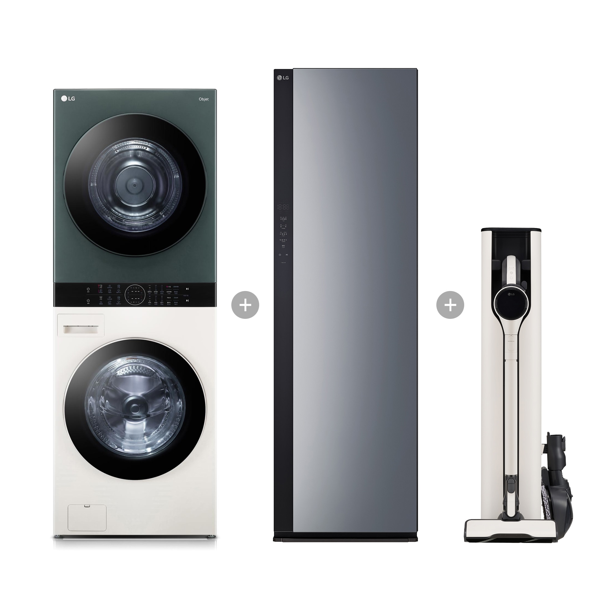 워시타워 LG 트롬 오브제컬렉션 워시타워 + LG 스타일러 + LG 코드제로 A9S (2EG-G52-48W.AKOR) 줌이미지 1