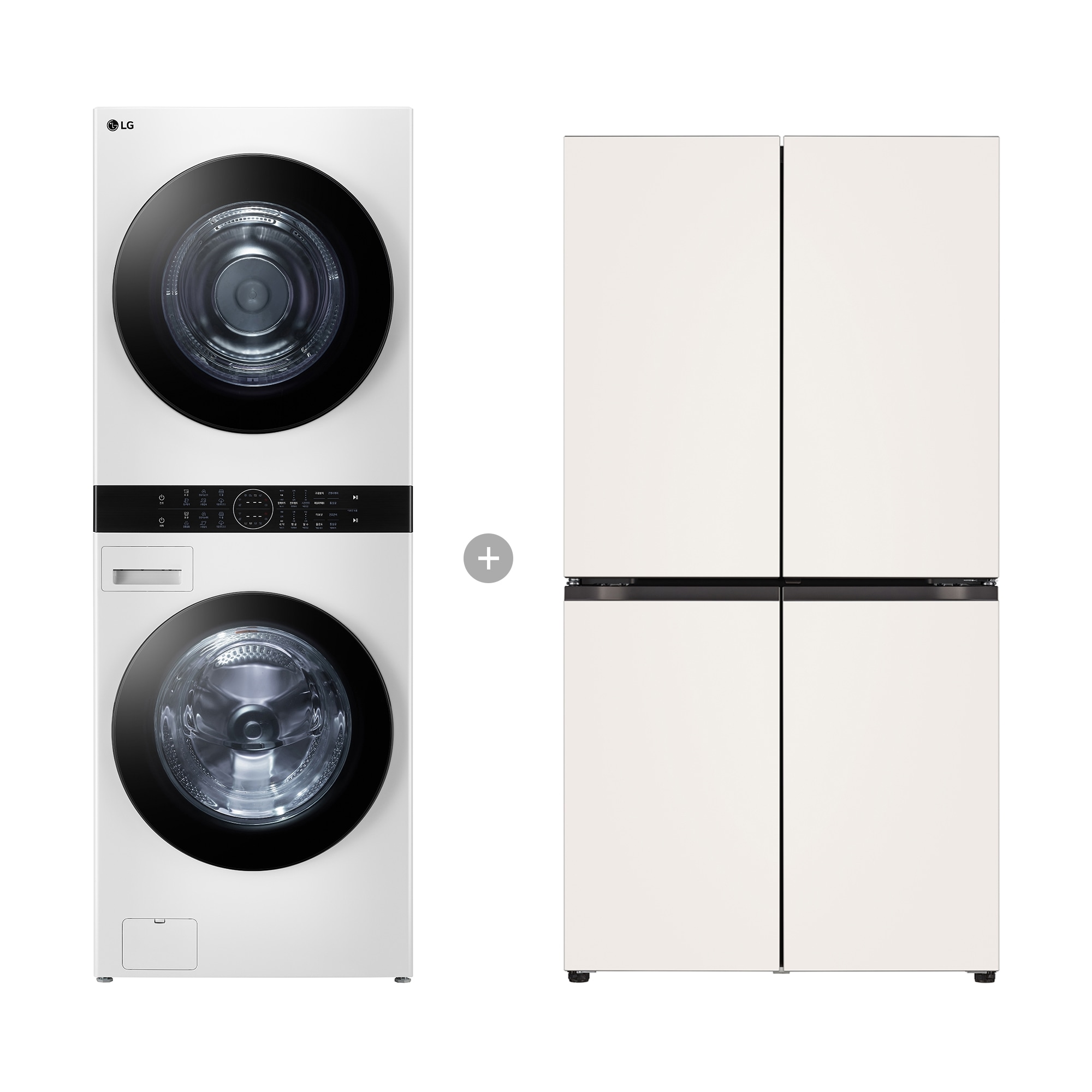 냉장고 LG 트롬 오브제컬렉션 워시타워 + LG 디오스 오브제컬렉션 STEM 베이직 냉장고 (20WN-T85ME1.AKOR) 줌이미지 0
