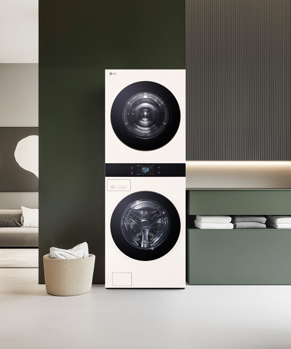 LG 오브제컬렉션 LG 트롬 AI 오브제컬렉션 워시타워 (WA2525EEZF.AKOR) 메인이미지 0