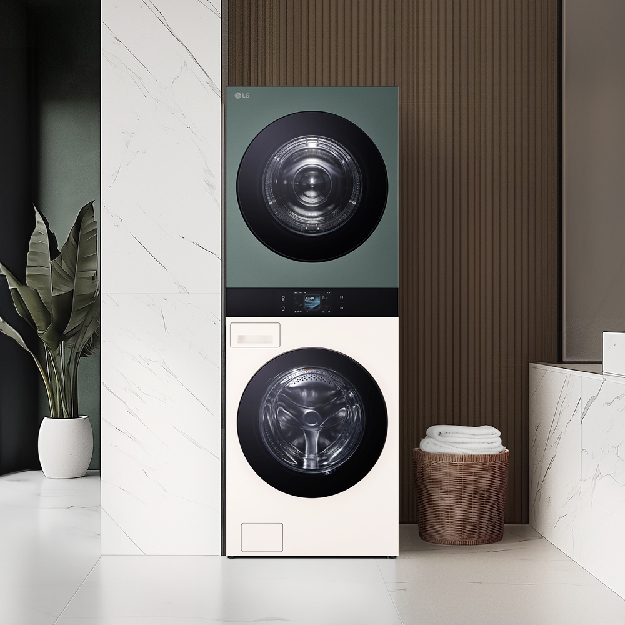 워시타워 LG 트롬 AI 오브제컬렉션 워시타워 (WA2323EGHN.AKOR) 줌이미지 1