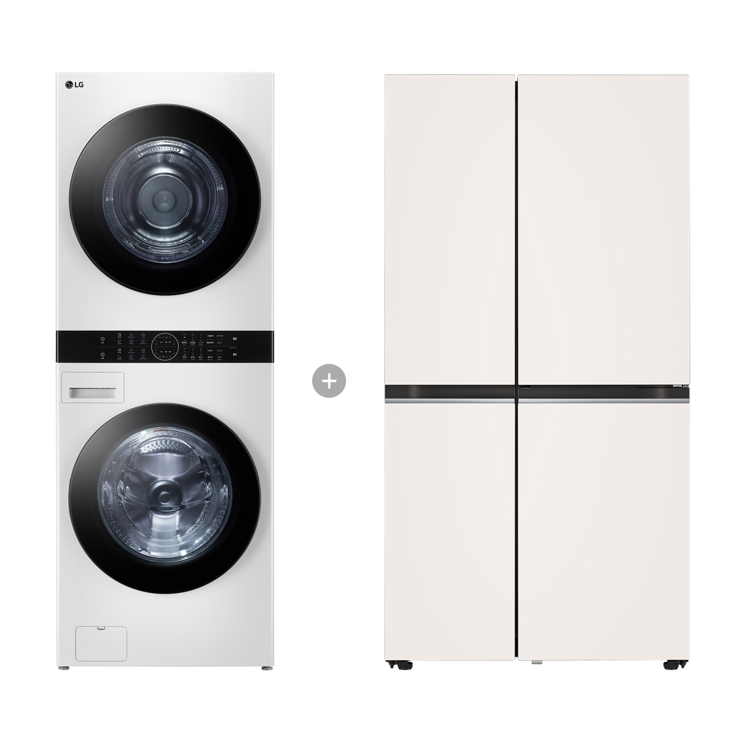 LG 트롬 오브제컬렉션 워시타워 + LG 디오스 AI 오브제컬렉션 냉장고 (매직스페이스) | 20WN-S84ME1 | 워시타워 |  생활가전 | 제품/소모품 | LG전자
