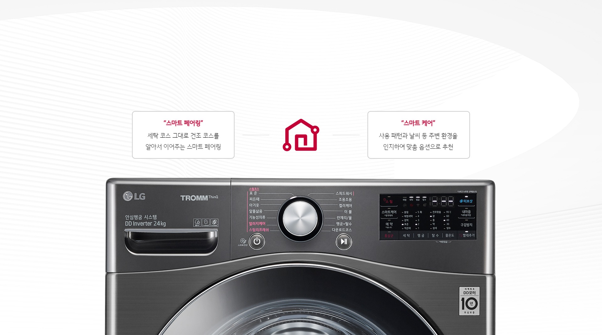 최적 옵션도 알아서, 세탁기/건조기도 알아서 이어주는 스마트한 세탁1