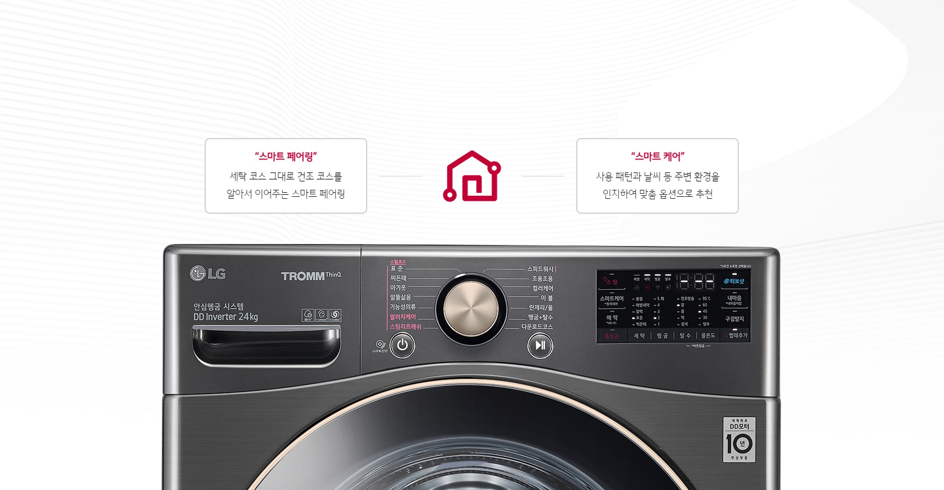최적 옵션도 알아서, 세탁기/건조기도 알아서 이어주는 스마트한 세탁1