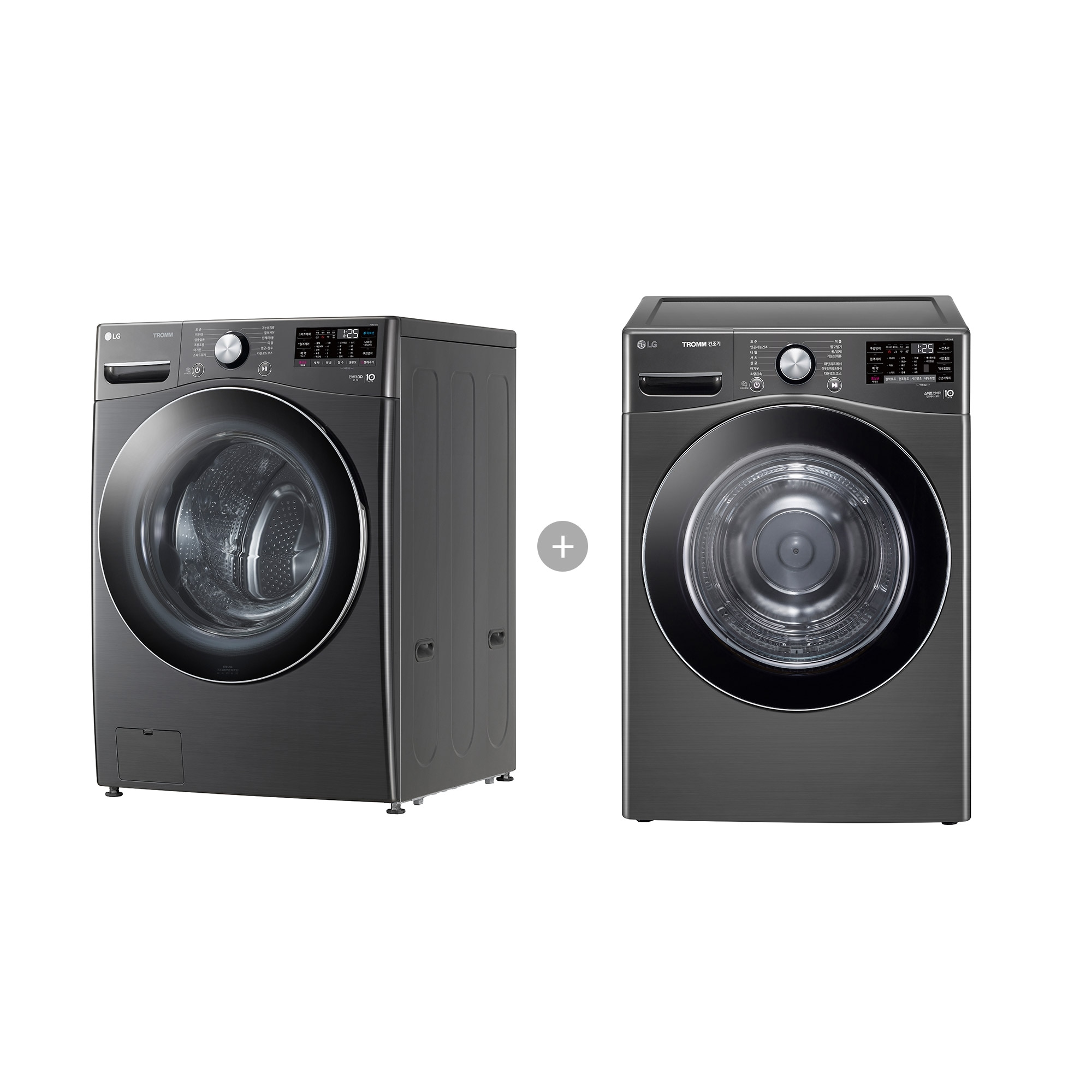 세탁기 LG 트롬 + LG 트롬 건조기 (F24KDA-9KAN.AKOR) 줌이미지 0