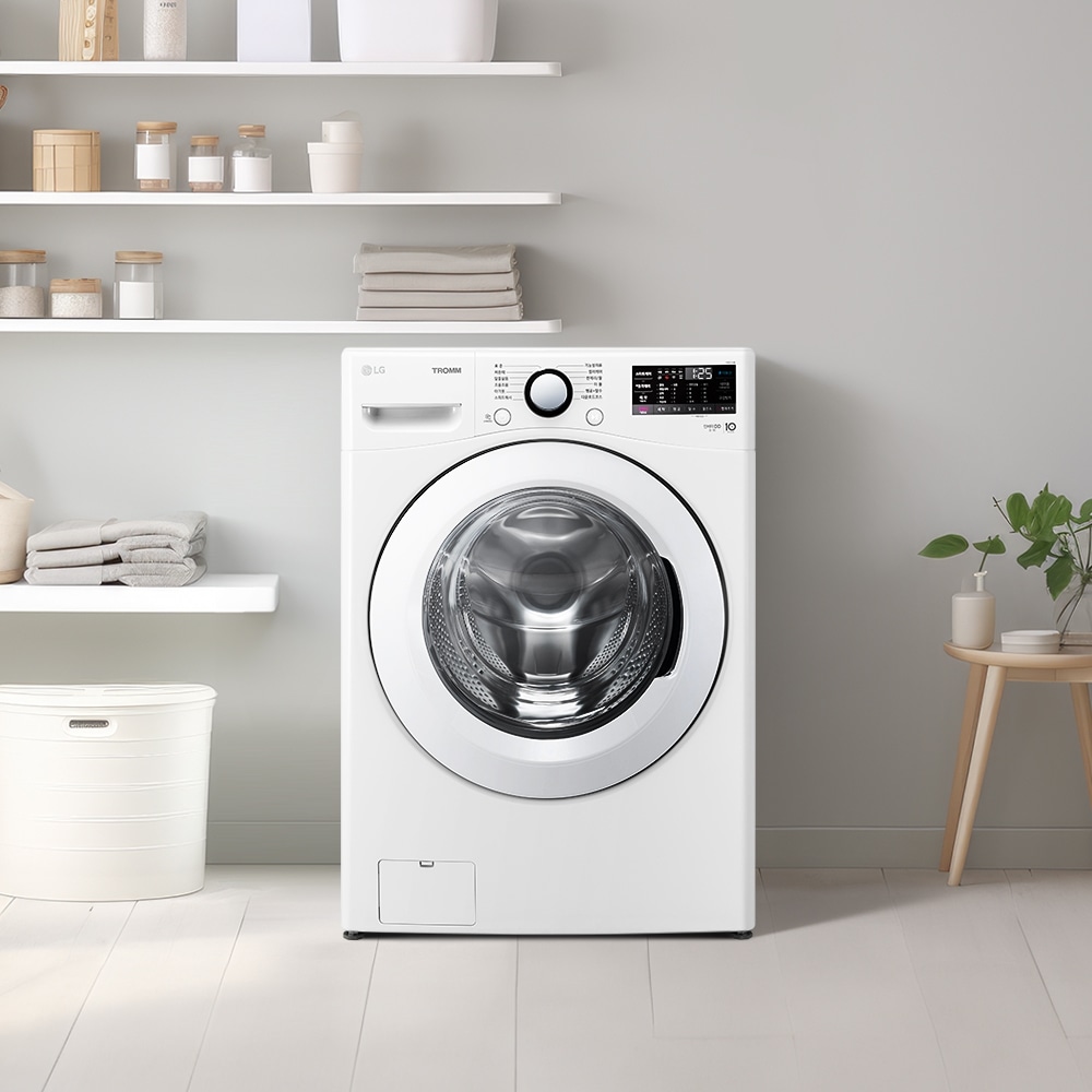 세탁기 LG 트롬 세탁기 (F19WDWP.AKOR) 메인이미지 1