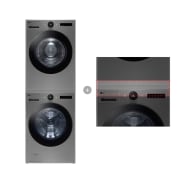 세탁기 LG 트롬 + LG 트롬 건조기 + 스태킹키트 (KX25VSQ-2VQ.AKOR) 썸네일이미지 0
