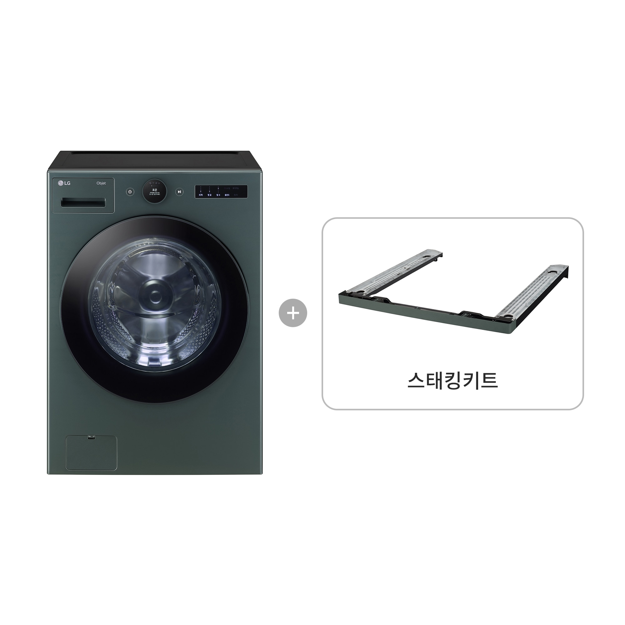 세탁기 LG 트롬 오브제컬렉션 + 스태킹키트 (FX25GSG-KG.AKOR) 줌이미지 0