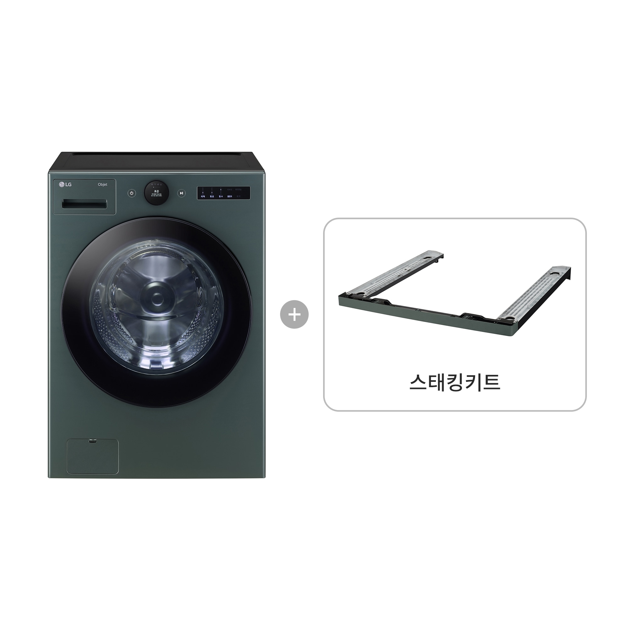 세탁기 LG 트롬 오브제컬렉션 + 스태킹키트 (FX24GN-KG.AKOR) 줌이미지 0