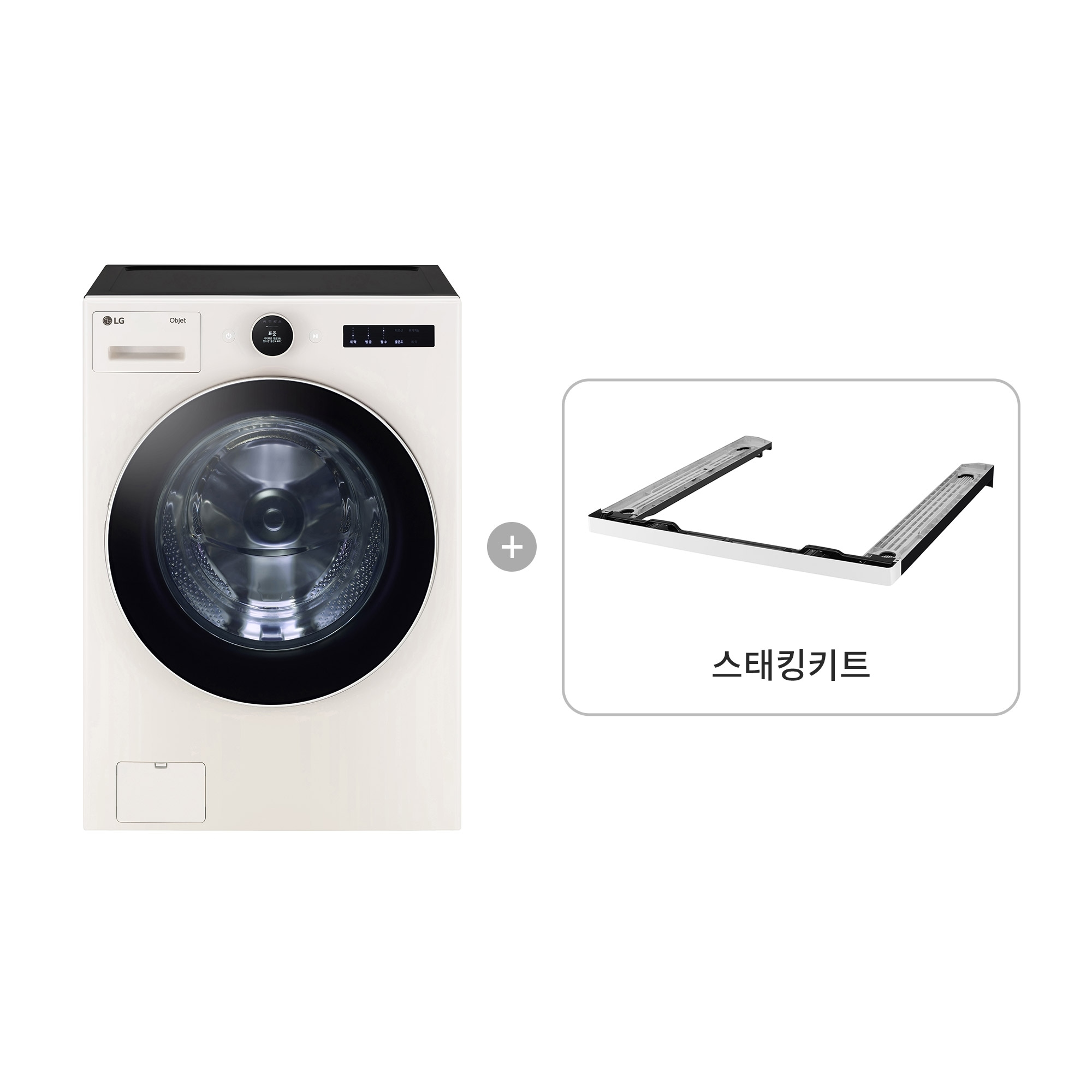 세탁기 LG 트롬 오브제컬렉션 + 스태킹키트 (FX23ENE-KE.AKOR) 줌이미지 1