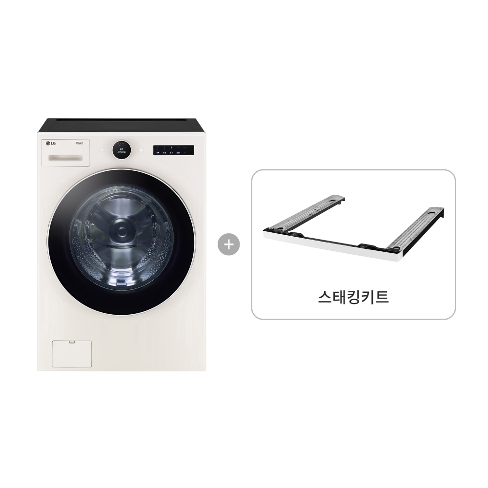 세탁기 LG 트롬 오브제컬렉션 + 스태킹키트 (FX23ENE-KE.AKOR) 메인이미지 0