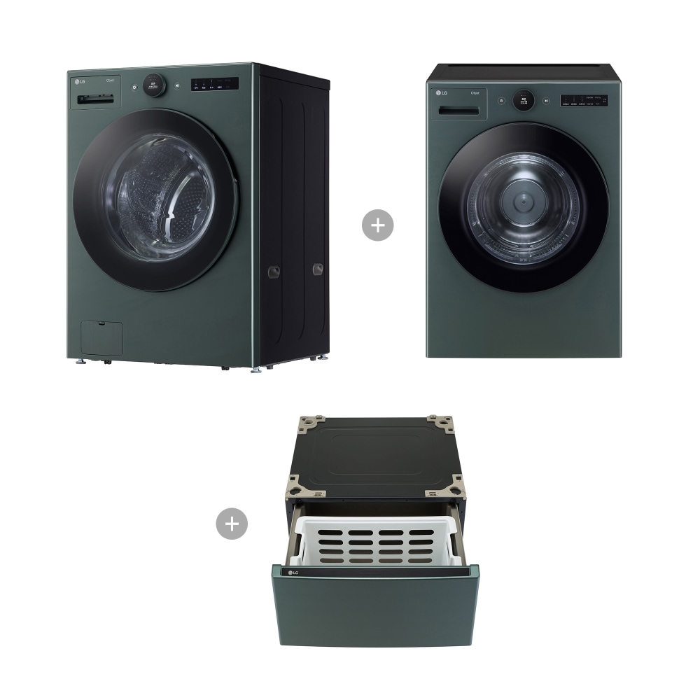 의류건조기 LG 트롬 오브제컬렉션 + 건조기 + 키높이 수납함 (FX23GNGF-GG.AKOR) 메인이미지 0