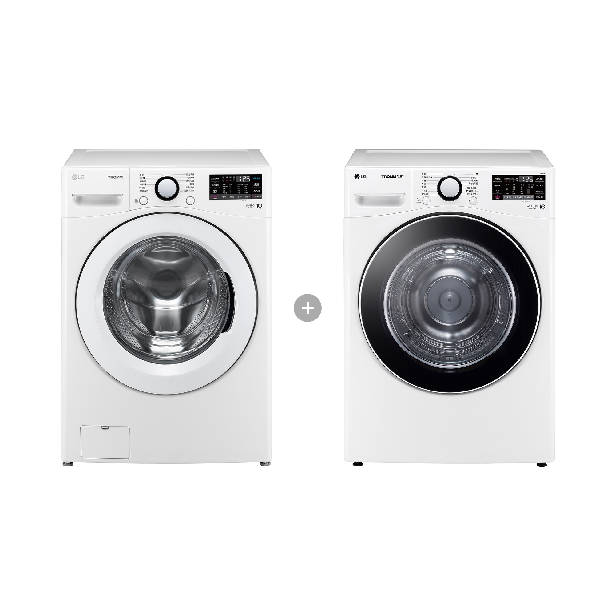 의류건조기 LG 트롬 + 건조기 (F19WDWP-9WL.AKOR) 줌이미지 0