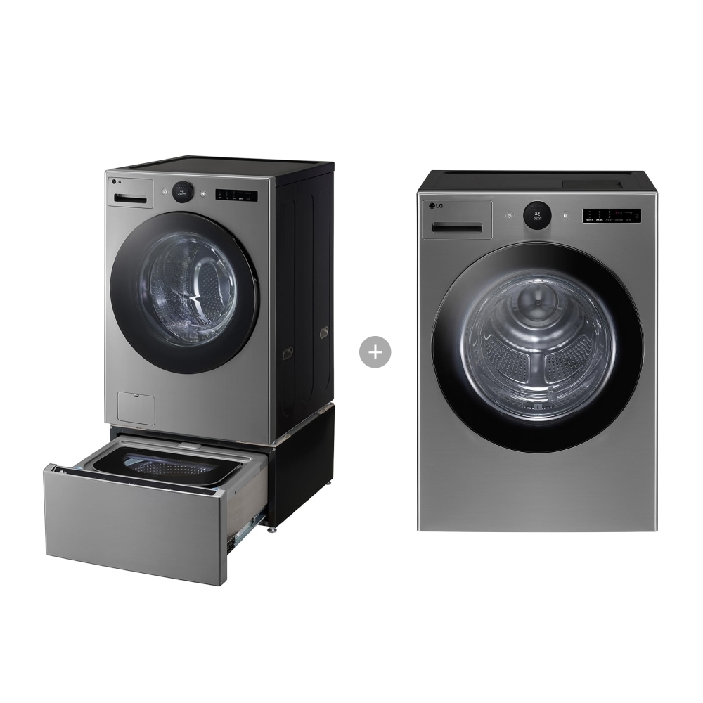 세탁기 LG 트롬 오브제컬렉션 트윈워시 + 건조기 (FX25VSQX-1V.AKOR) 메인이미지 0