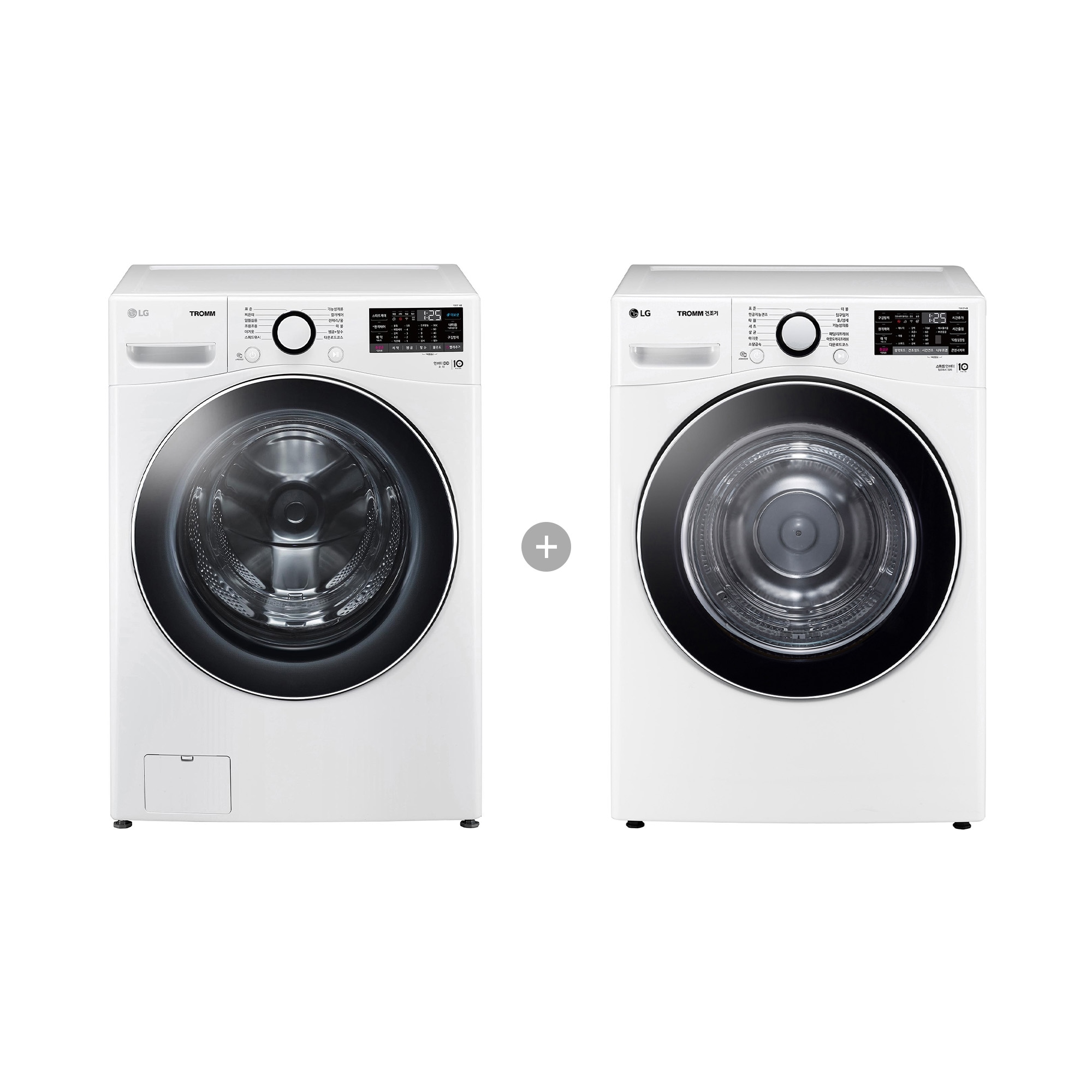 세탁기 LG 트롬 + 건조기 (F24WDWP-8WL.AKOR) 줌이미지 0