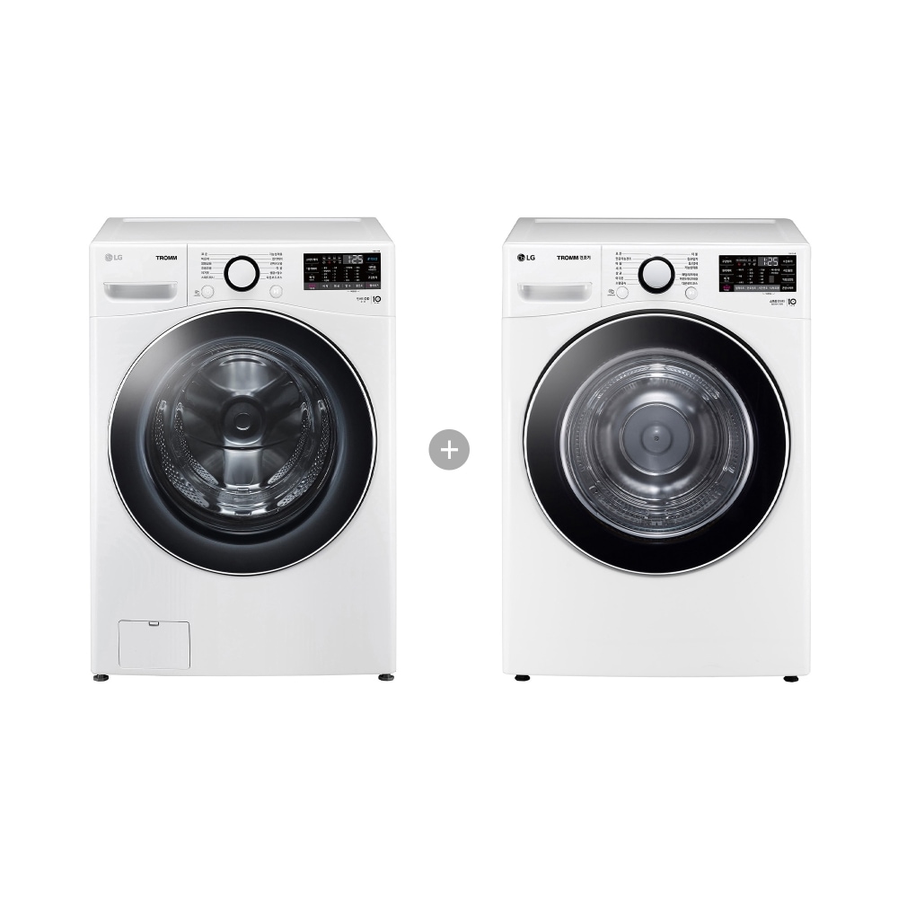 세탁기 LG 트롬 + 건조기 (F24WDWP-8WL.AKOR) 메인이미지 0