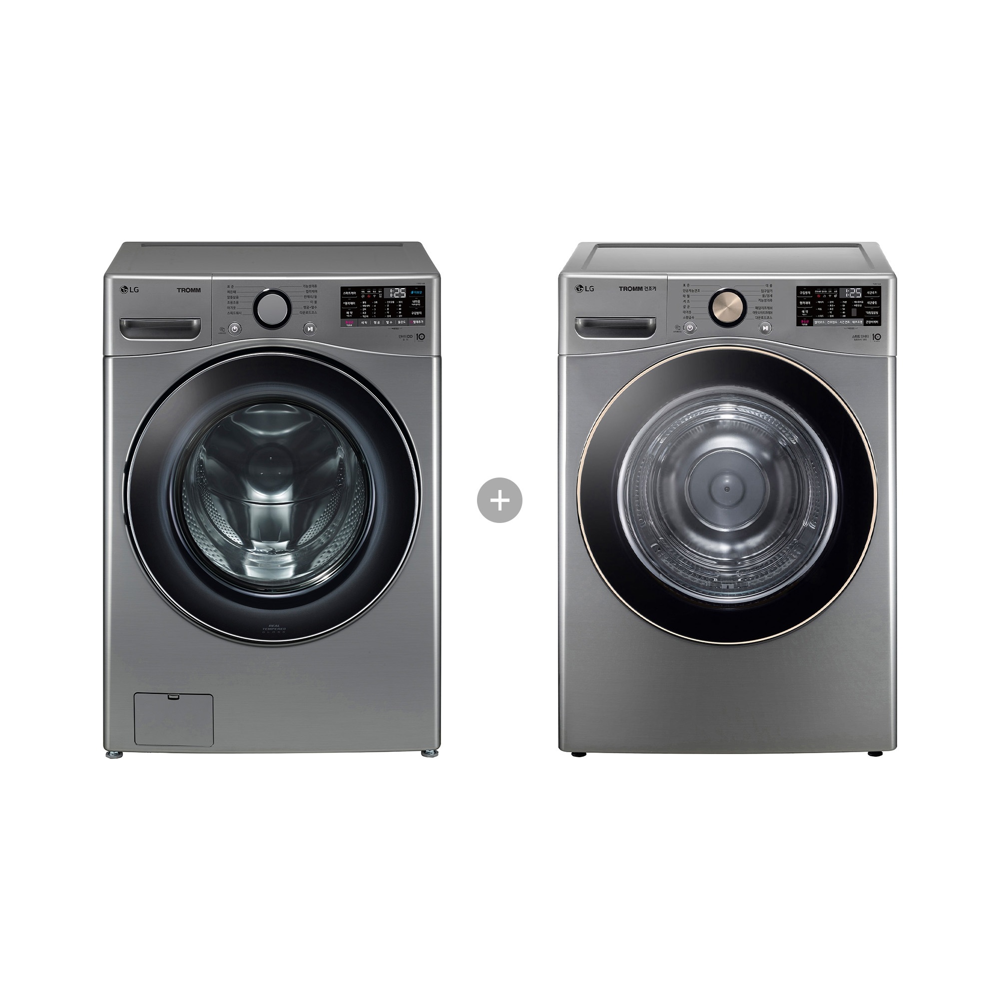 세탁기 LG 트롬 + 건조기 (F19VDSP-9VL.AKOR) 줌이미지 0